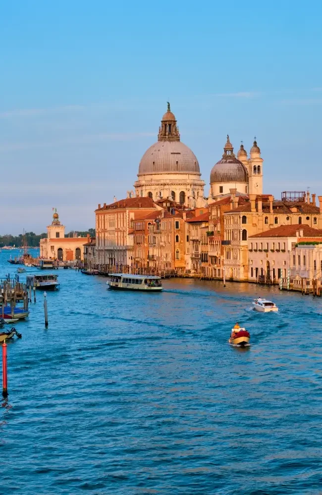 Canal Grande in the summer sunset
