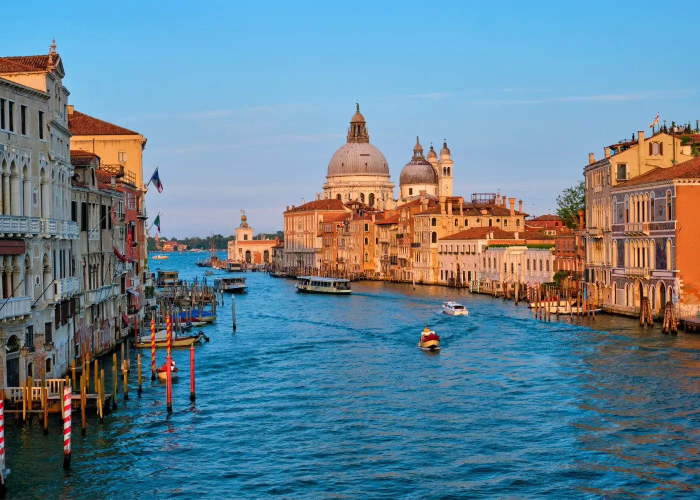 Canal Grande in the summer sunset